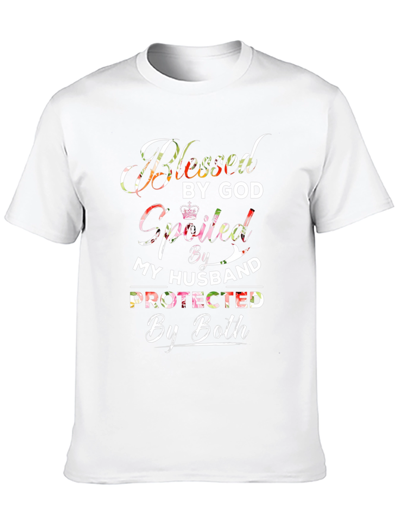 Black Blessed, Spoiled, Protected Graphic T-Shirt view 10