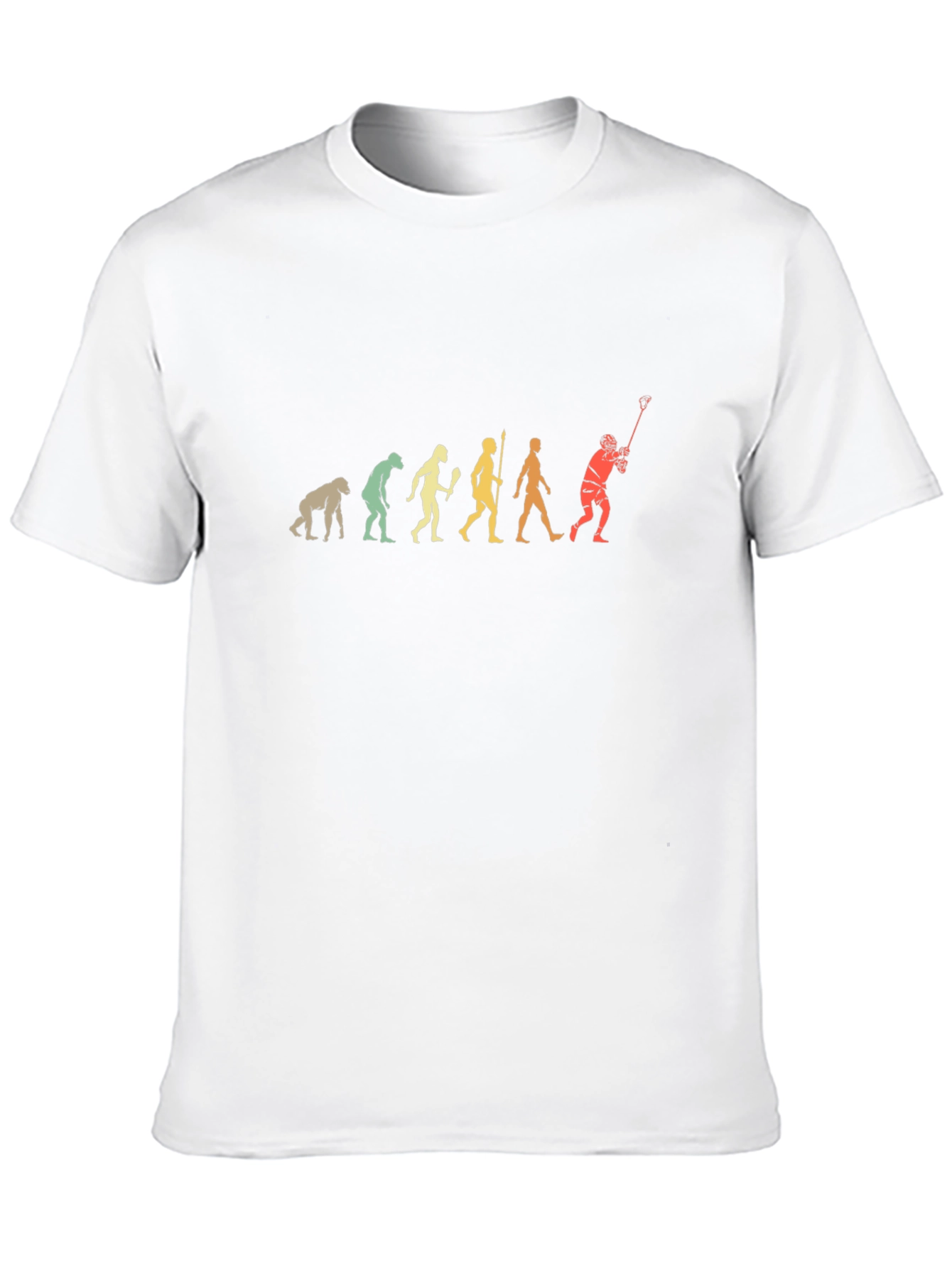 Black Evolution of Lacrosse T-Shirt view 10