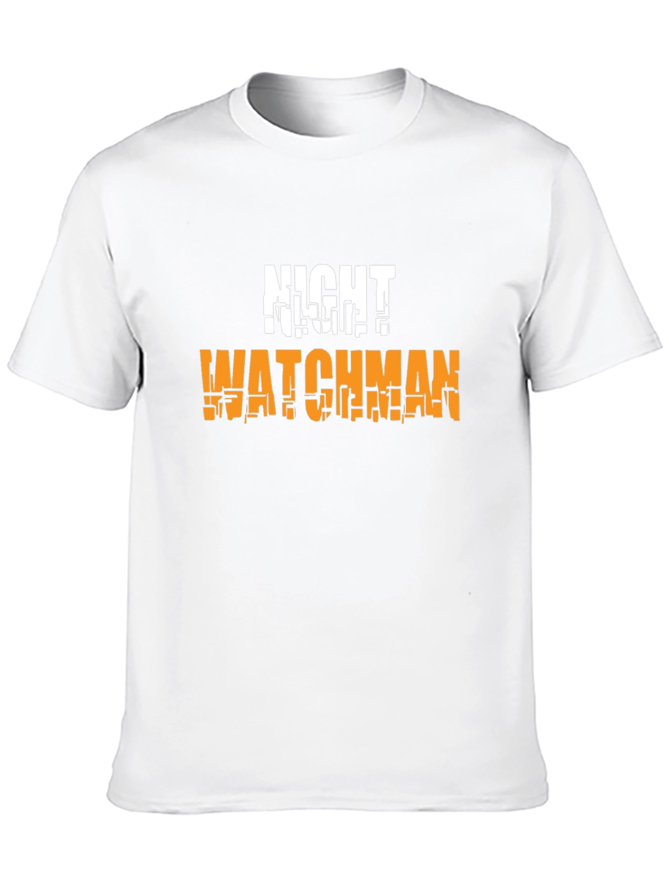 Black Night Watchman Graphic T-Shirt - Black Tee view 10