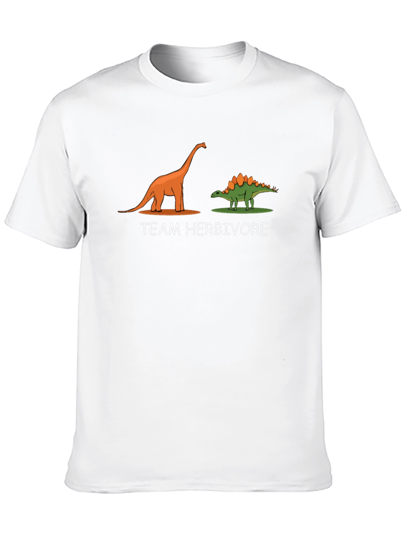 Team Herbivore Black T-Shirt - Dinosaur Graphic Tee - 10