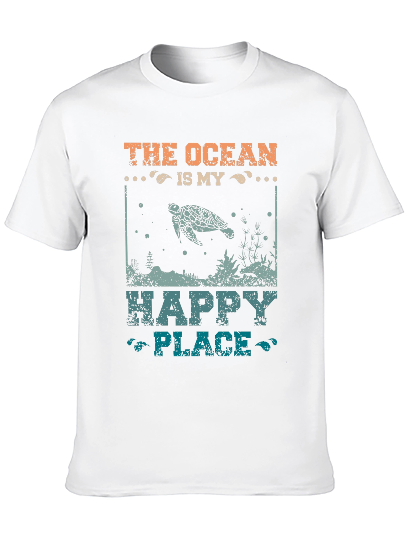 Black Ocean Is My Happy Place Graphic Tee view 10