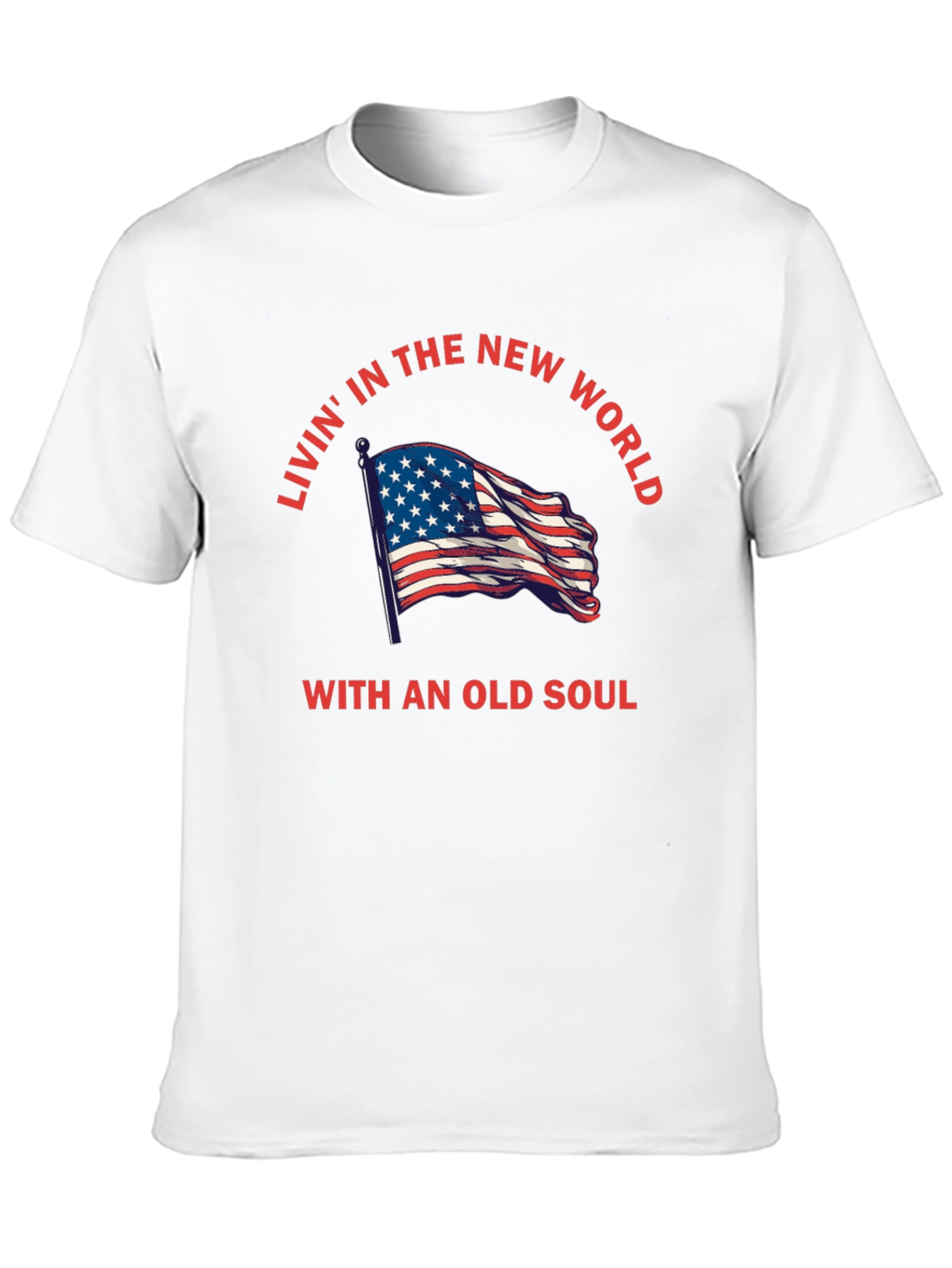 Black New World Old Soul Graphic Tee view 10