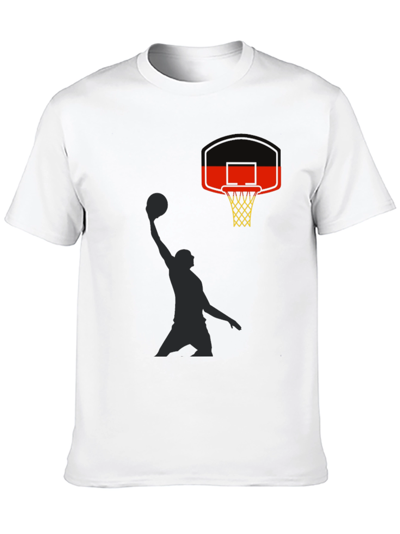 Black Slam Dunk Graphic Tee - Black Cotton Casual Shirt view 10