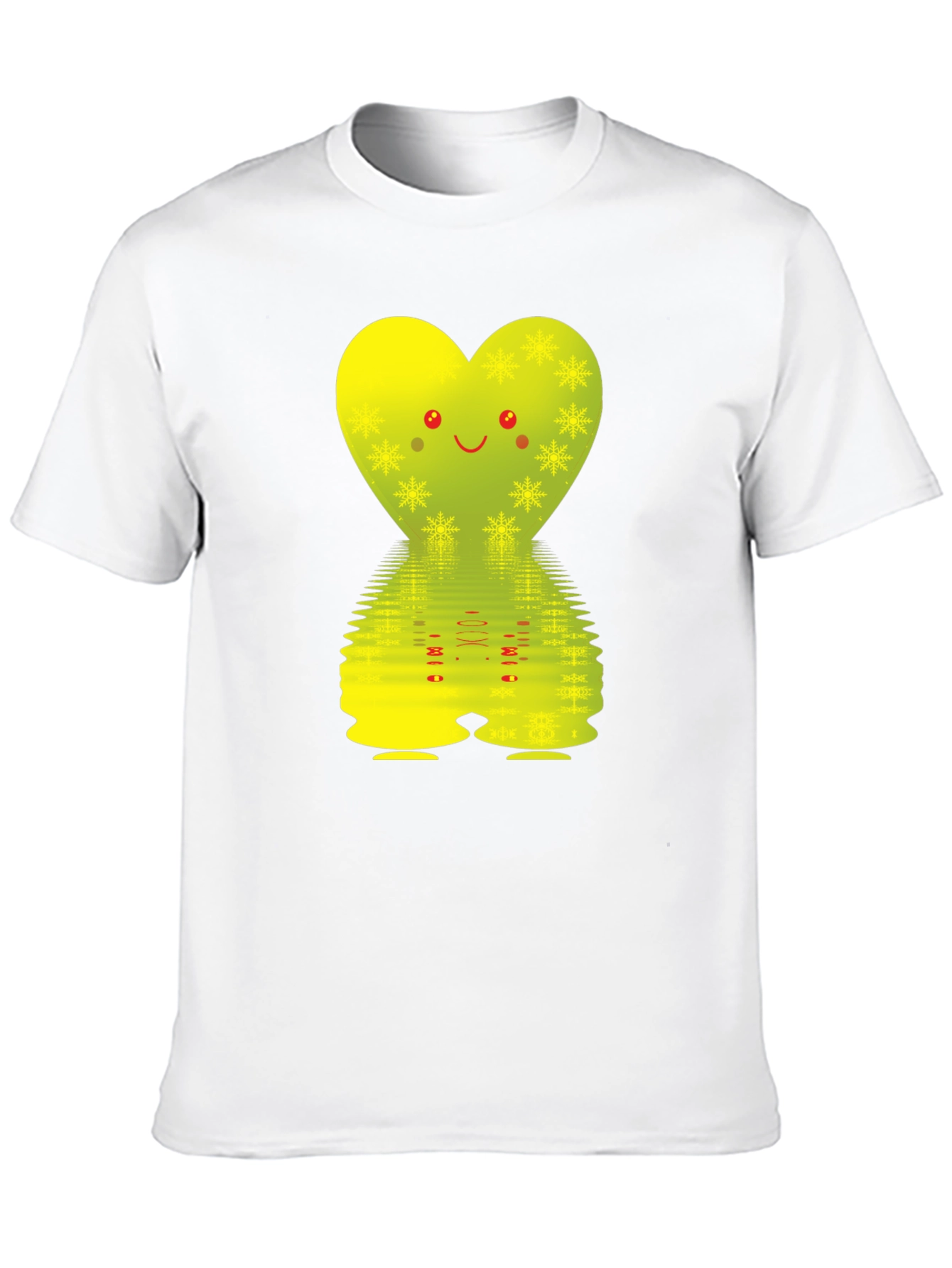 Black Cute Heart Graphic T-Shirt - Black view 10