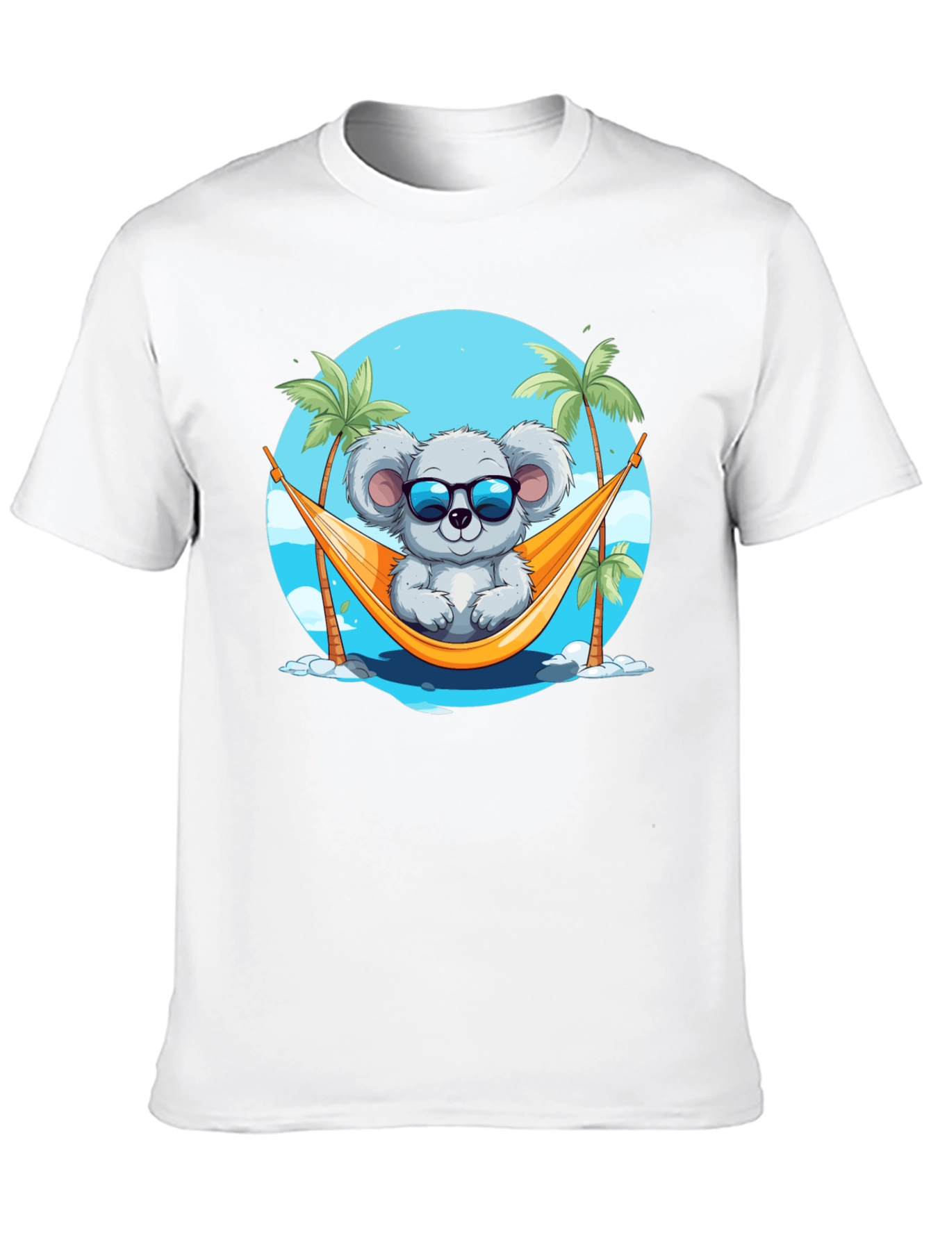 Black Koala Hammock Graphic Tee view 10