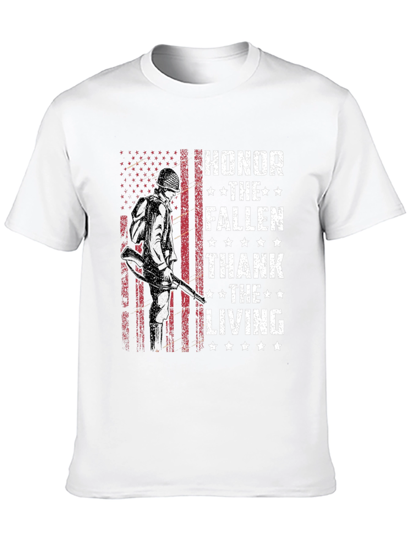 Honor the Fallen Thank the Living Graphic T-Shirt - 10
