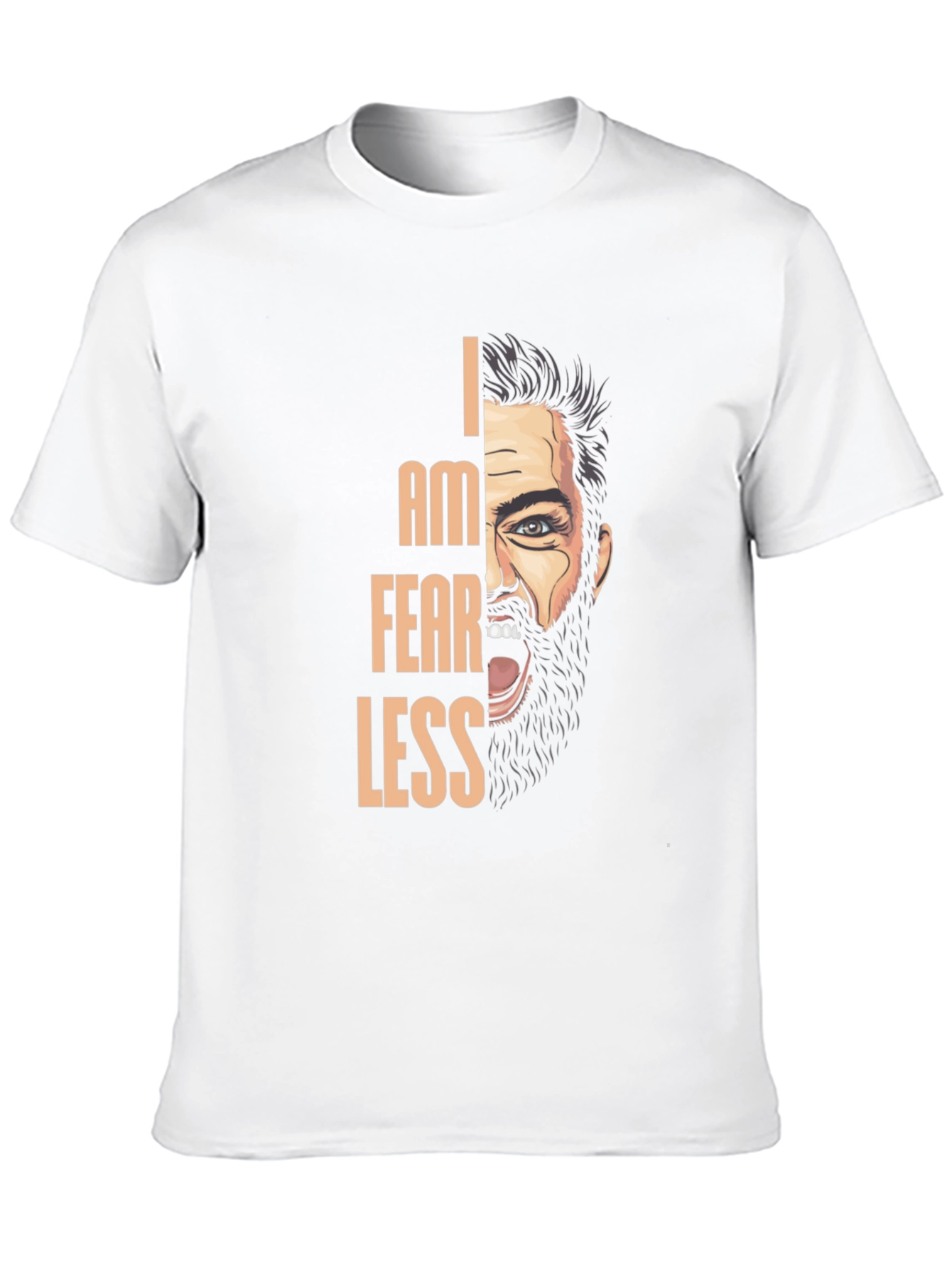 Black I Am Fearless Graphic T-Shirt view 10