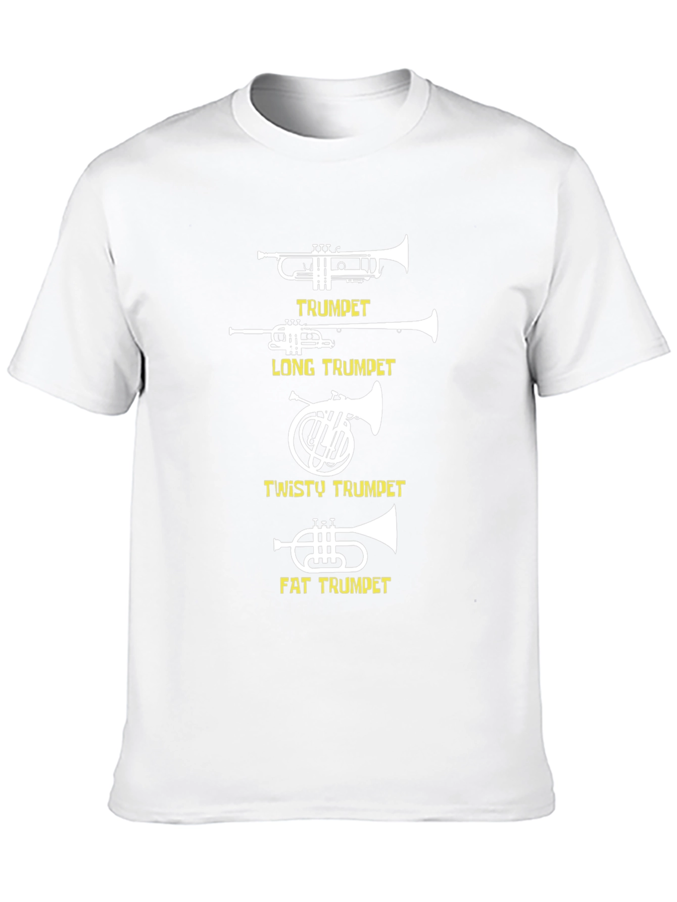 Black Funny Trumpet Variety Graphic Tee view 10
