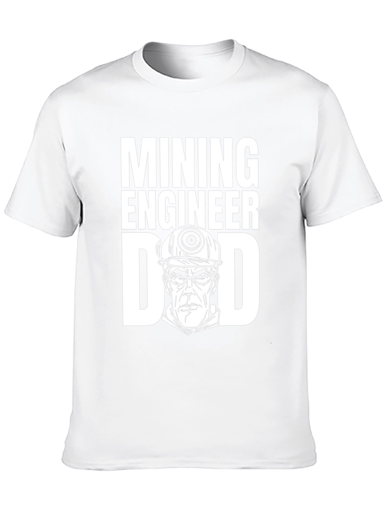 Black Mining Engineer Dad T-Shirt - Gift for Miners view 10
