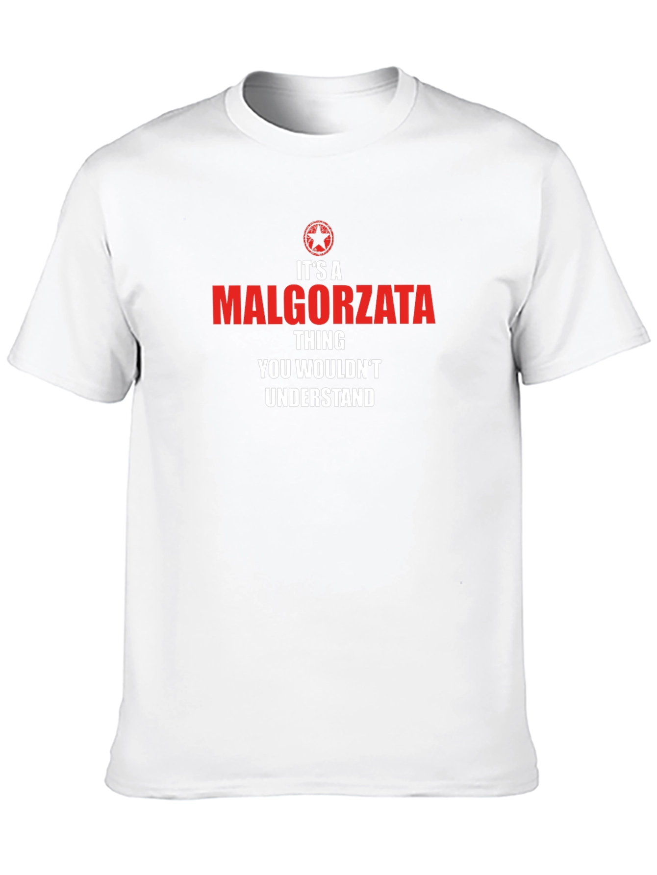Black It's a Malgorzata Thing T-Shirt view 10