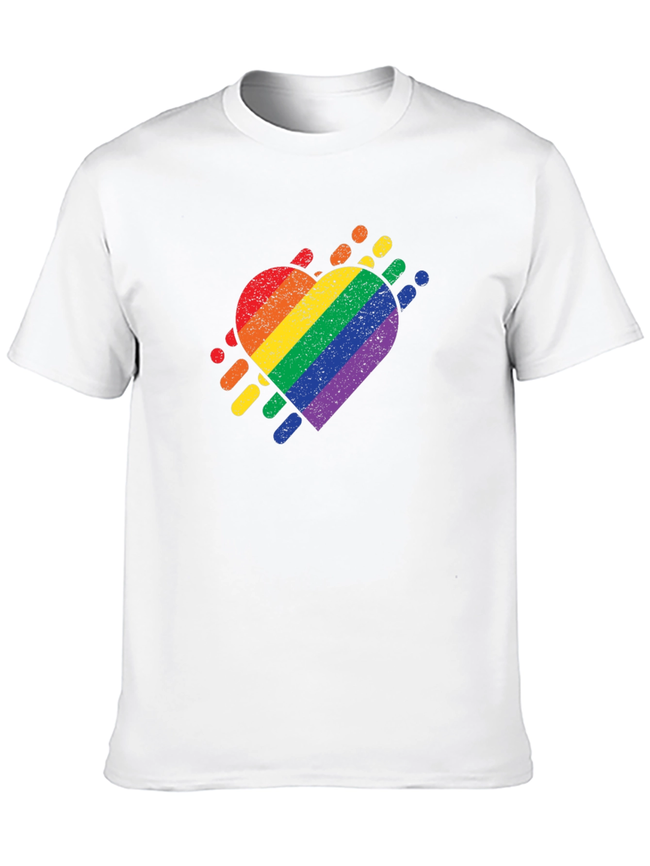 Black Pride Heart Black T-Shirt view 10