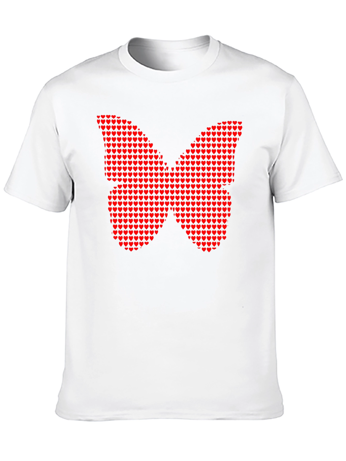 Black Heart Butterfly Graphic Tee - Trendy Style view 10
