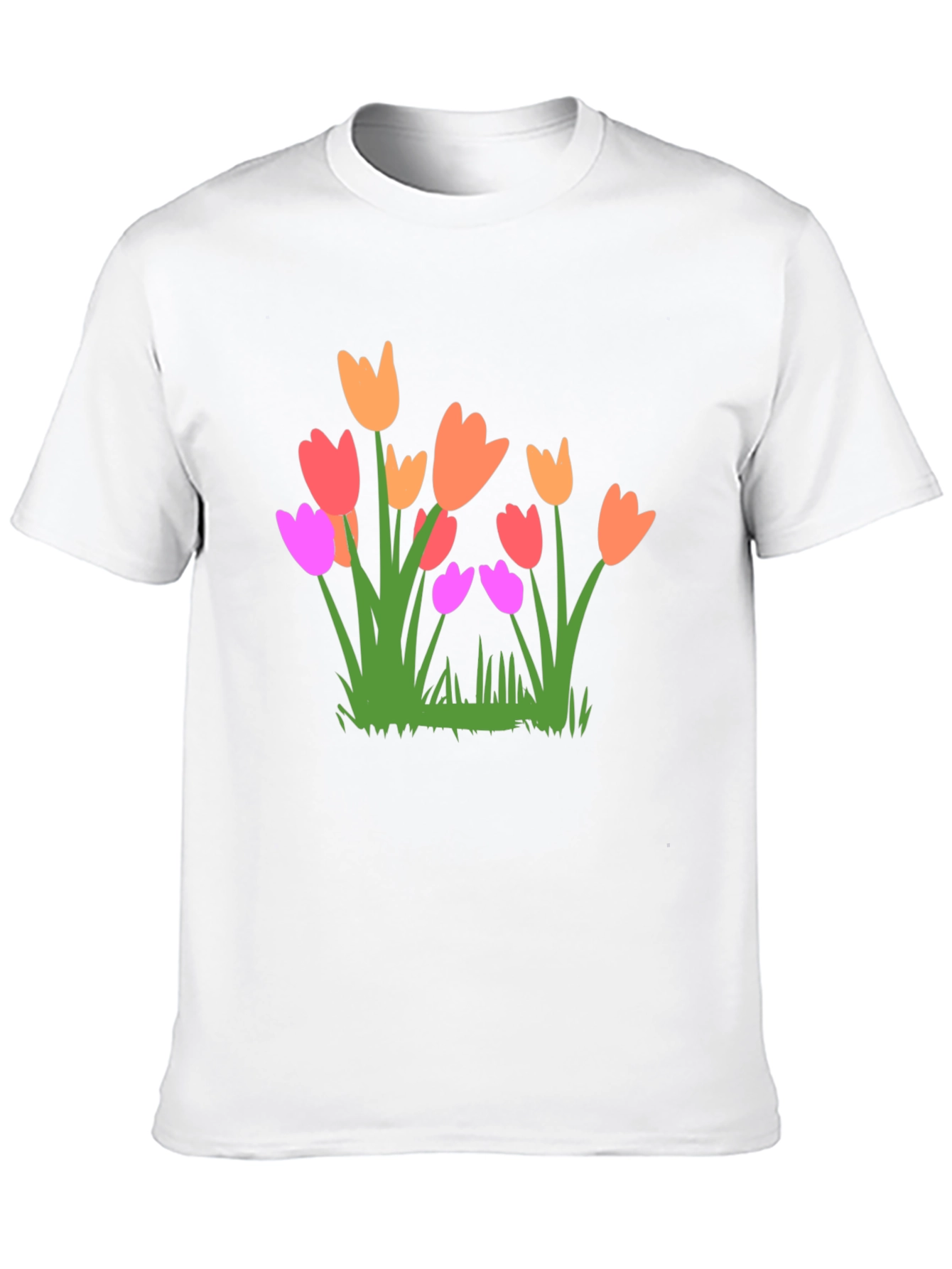 Black Floral Print Black T-Shirt view 10