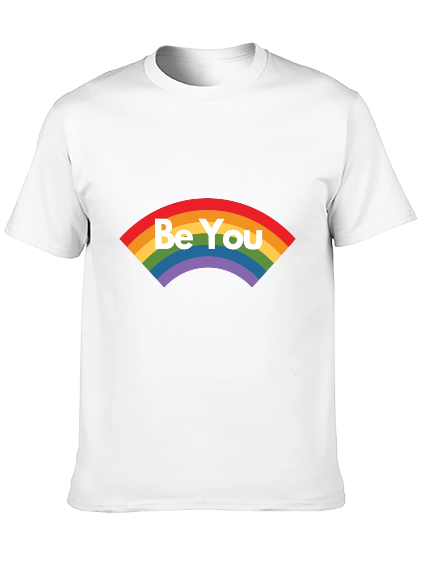 Black Be You Rainbow Graphic Tee - Soft Cotton Blend view 10