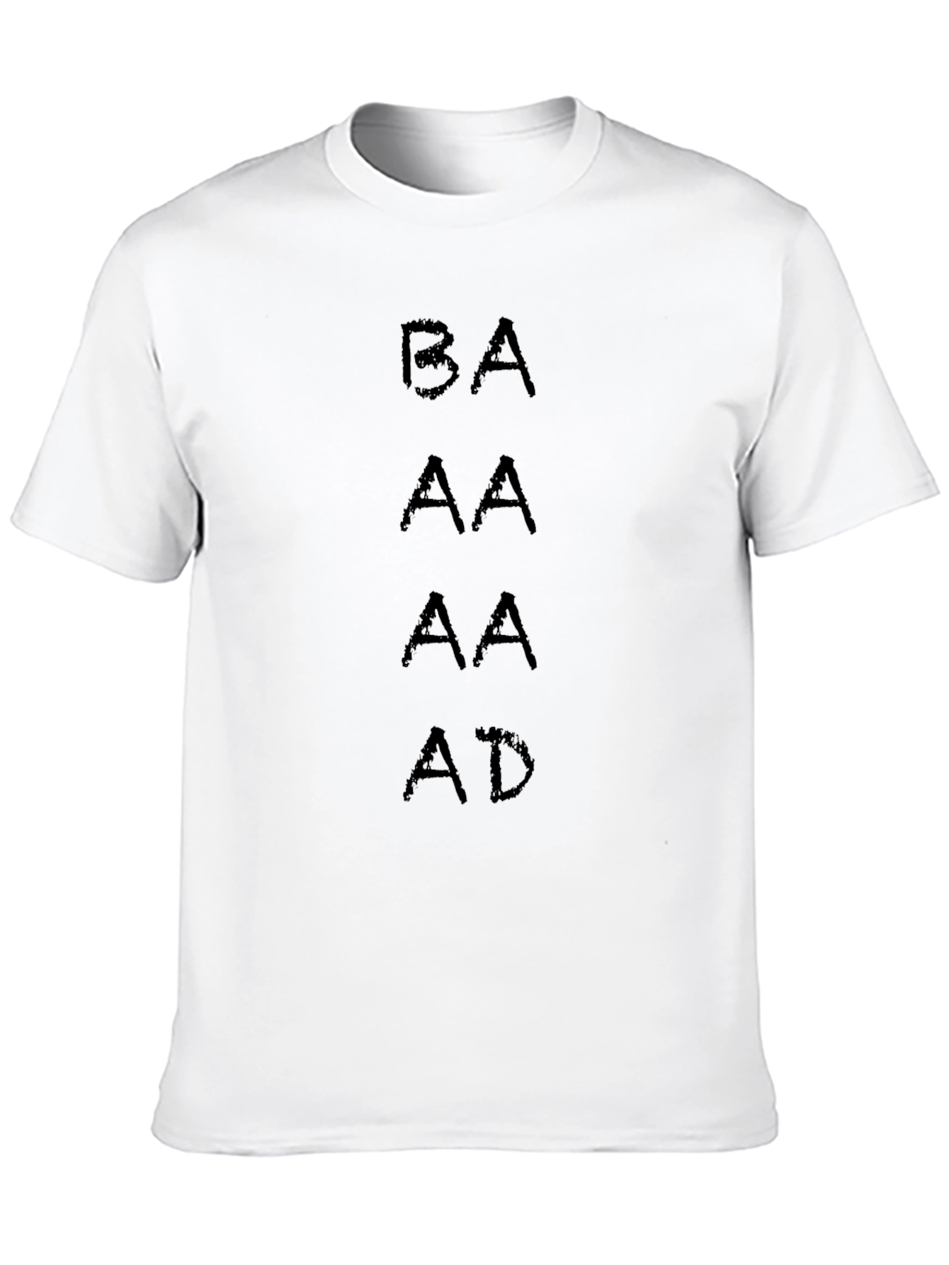 Black BAAA AD T-Shirt - Funny Sheep Pun Tee view 10