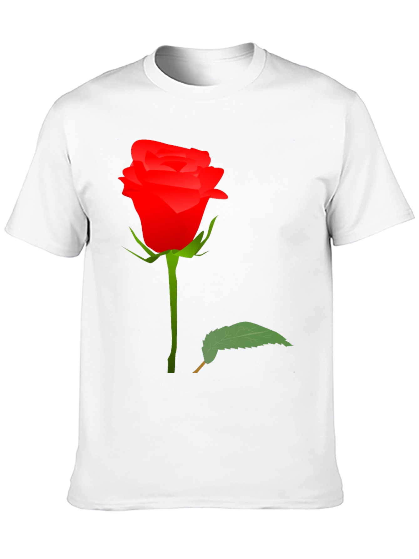 Black Rose Graphic Tee - Black Cotton T-Shirt view 10