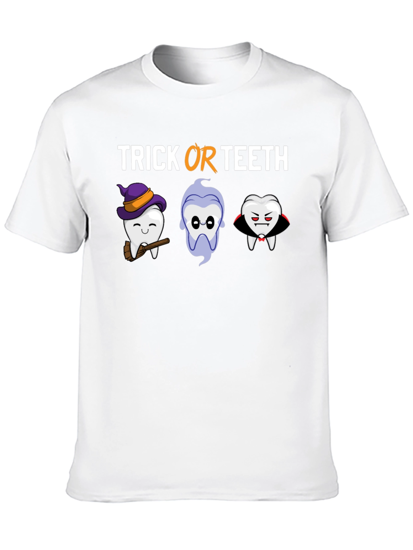 Black Trick or Teeth Halloween T-Shirt view 10