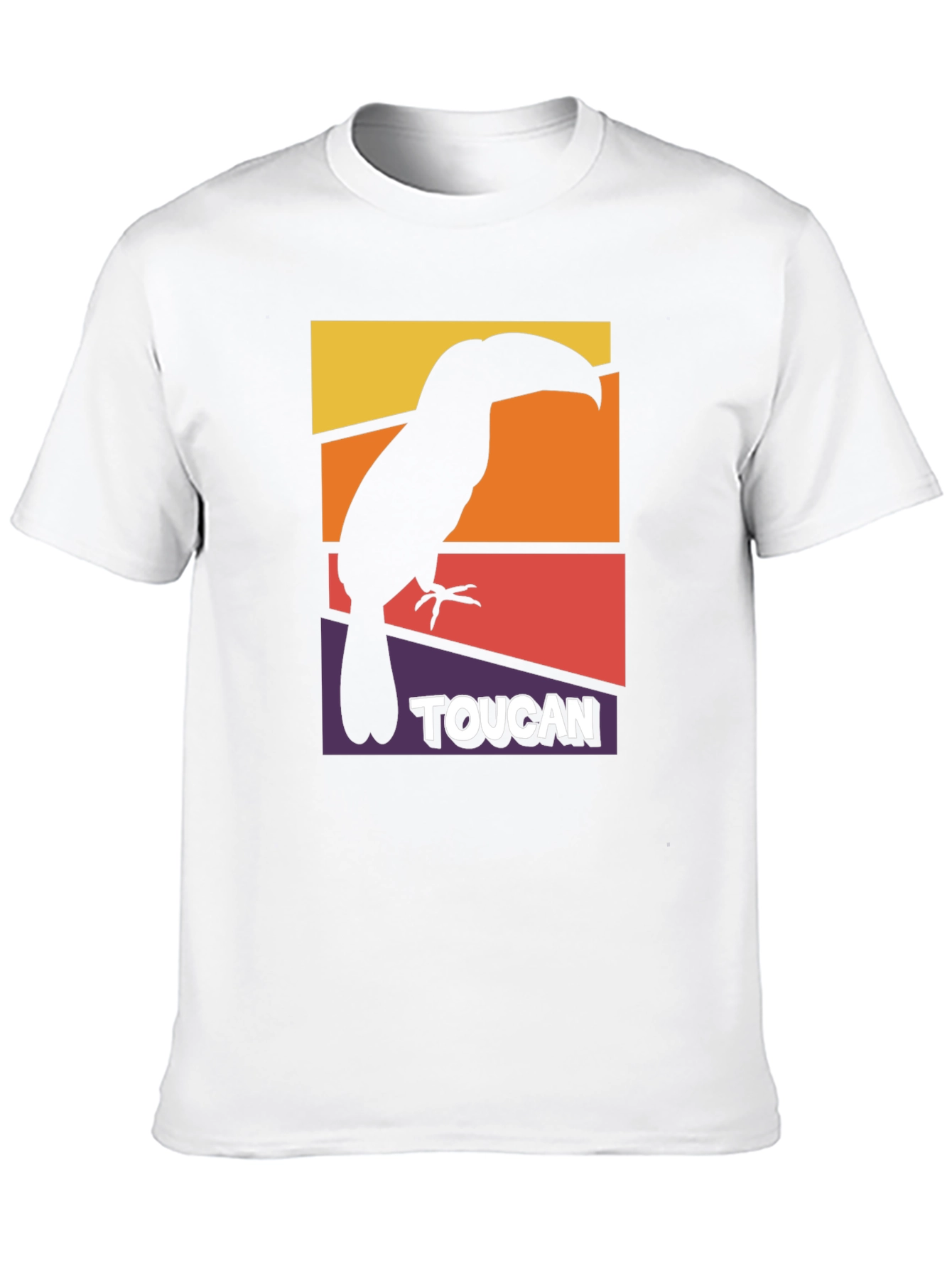 Black Toucan Graphic T-Shirt - Retro Style Bird Tee view 10