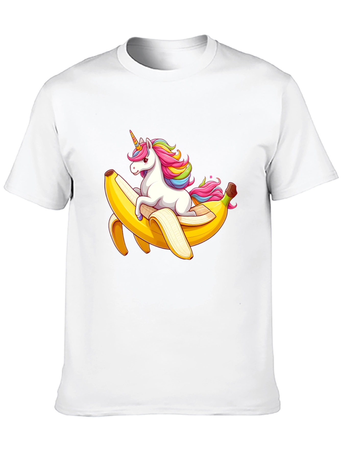 Black Unicorn Banana T-Shirt - Fun Graphic Tee view 10
