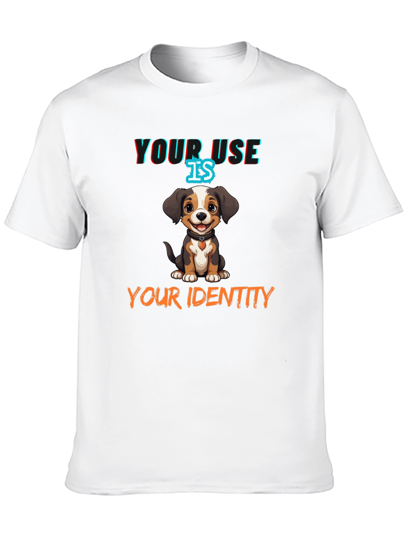 Black Dog Lover T-Shirt: "Your Use Is Your Identity" view 10
