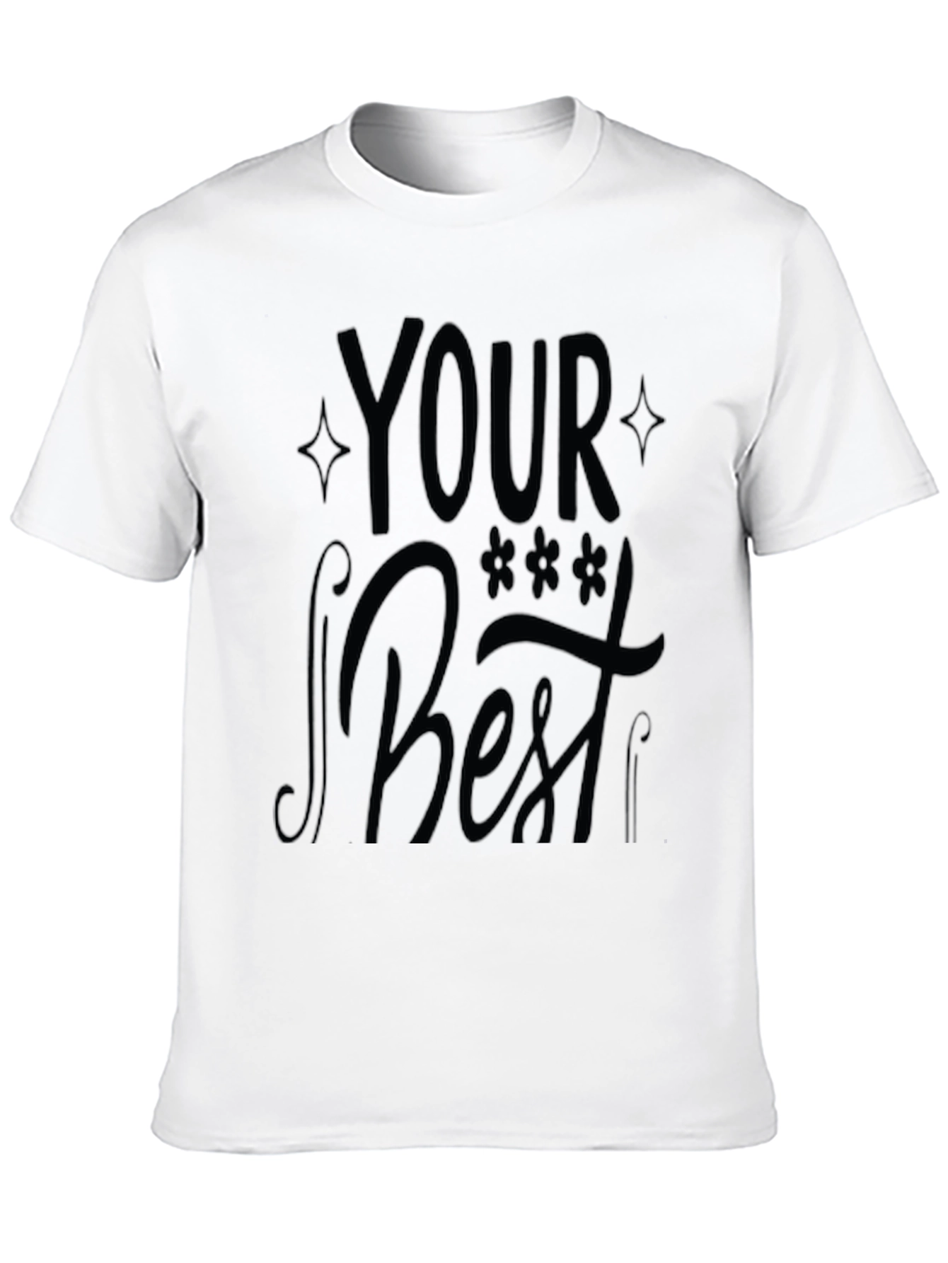 Black Your Best Black Graphic Print T-Shirt view 10
