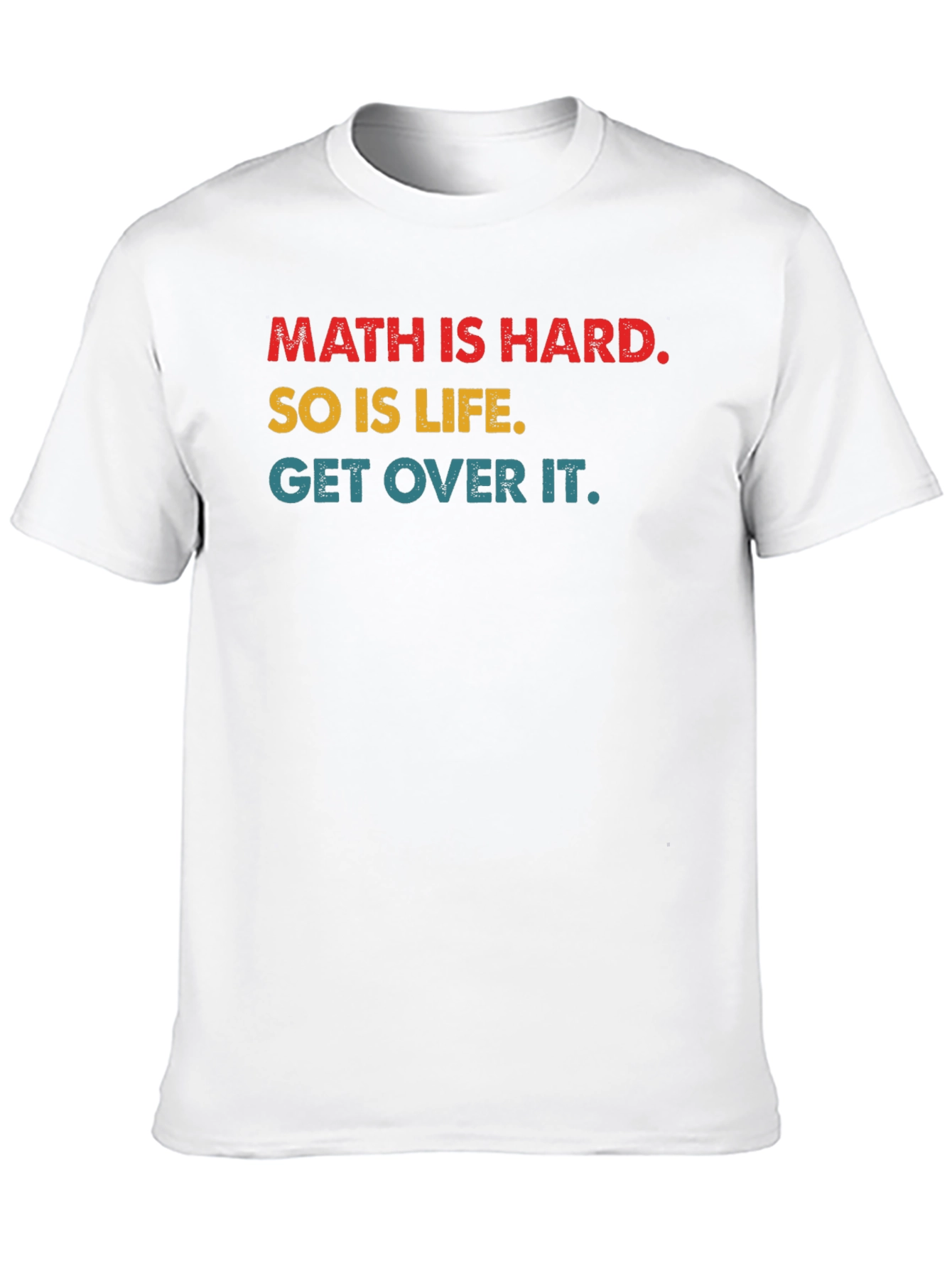 Black Math is Hard Graphic Tee - Men's Short Sleeve T-Shirt view 10