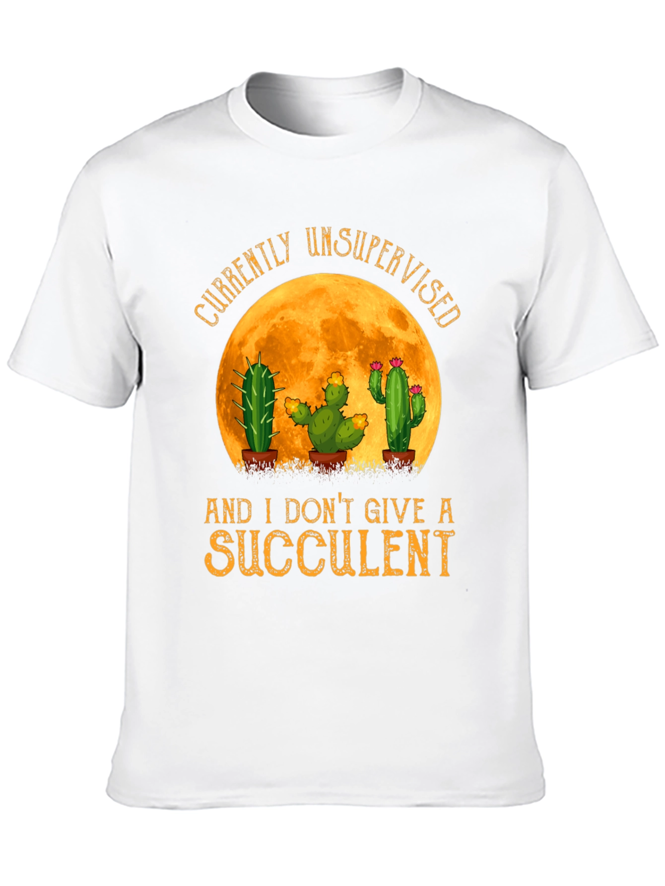 Black Unsupervised Succulent Cactus T-Shirt view 10