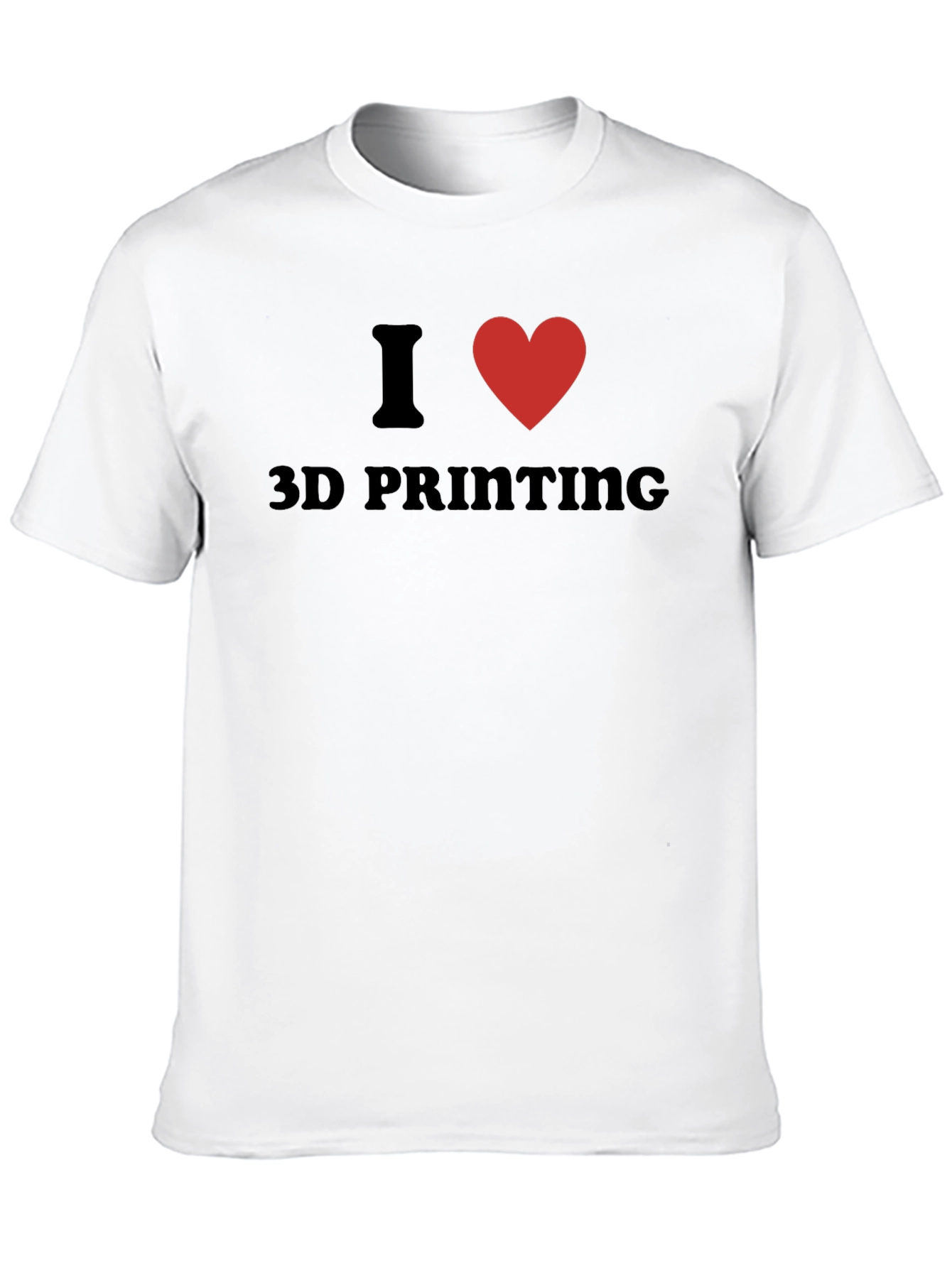 I Heart 3D Printing Black T-Shirt - 10