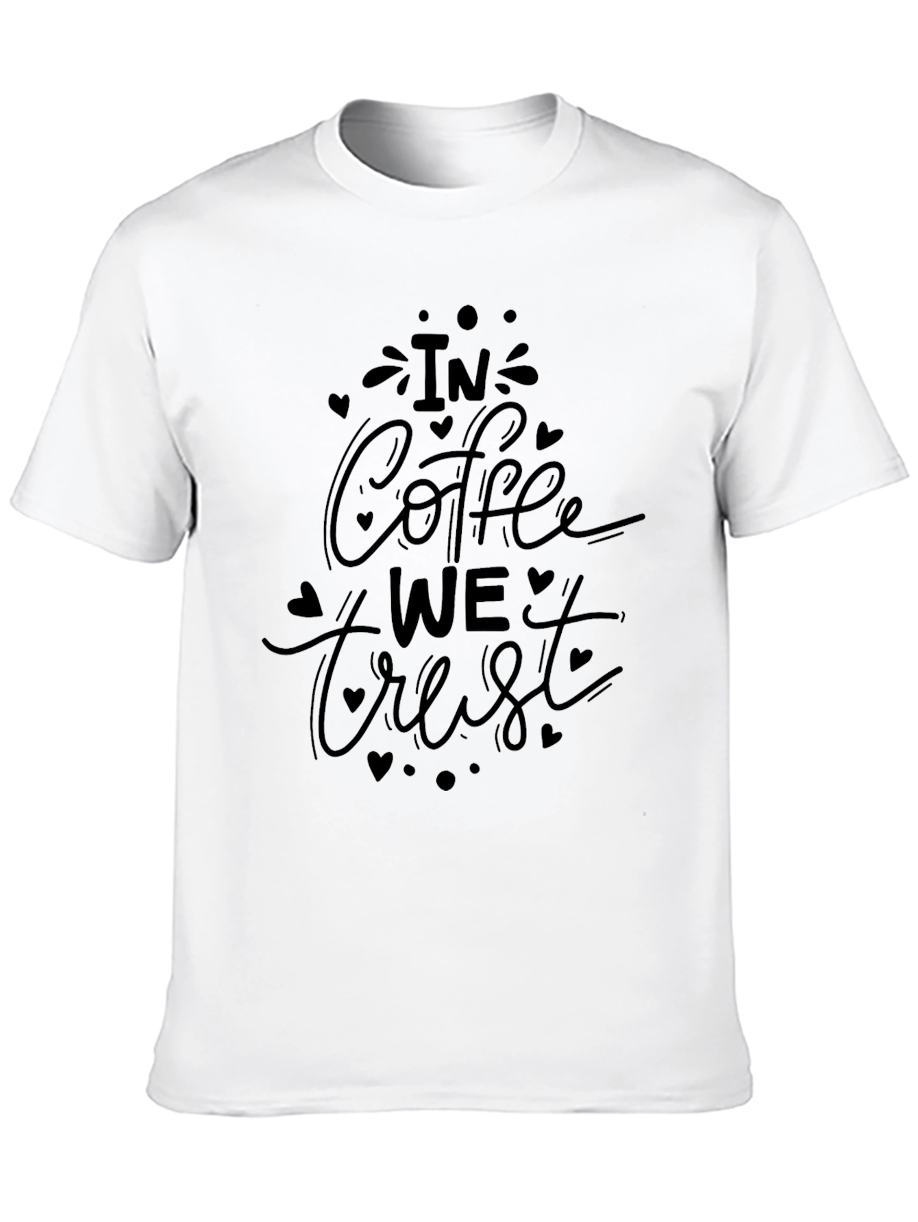 Black In Coffee We Trust Graphic Tee - Stylish Comfort view 10