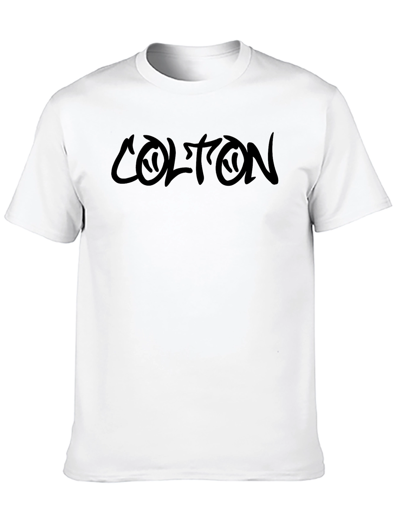 Black Black 'COLTON' Graphic Print Tee view 10