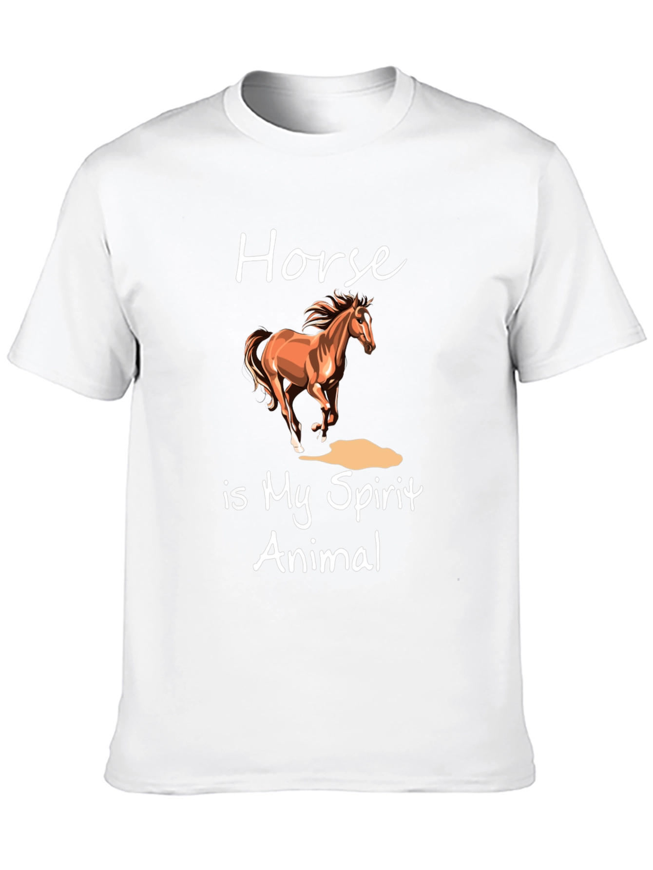 Black Horse Spirit Animal Graphic T-Shirt view 10