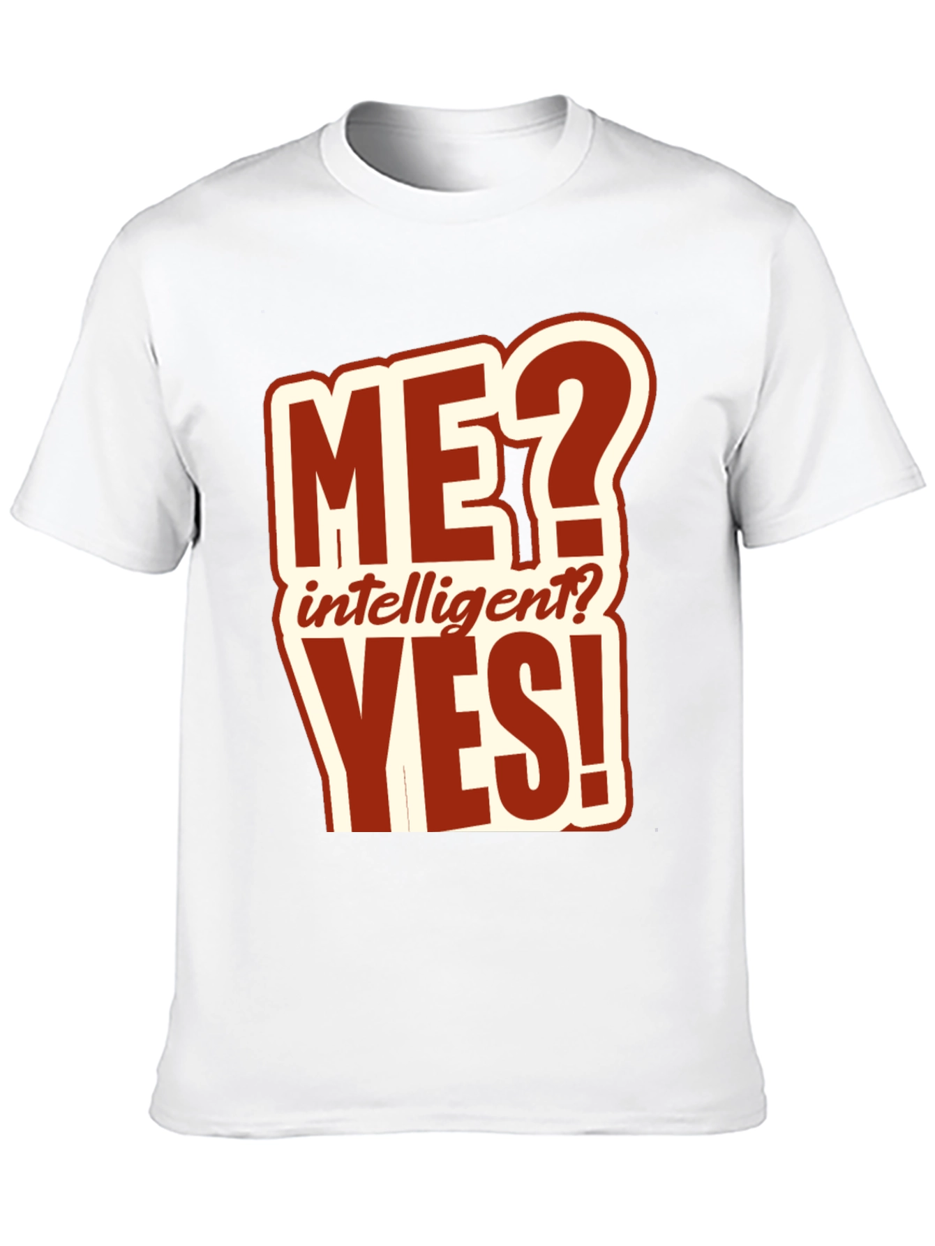 Black Funny ME? Intelligent? YES! T-Shirt view 10