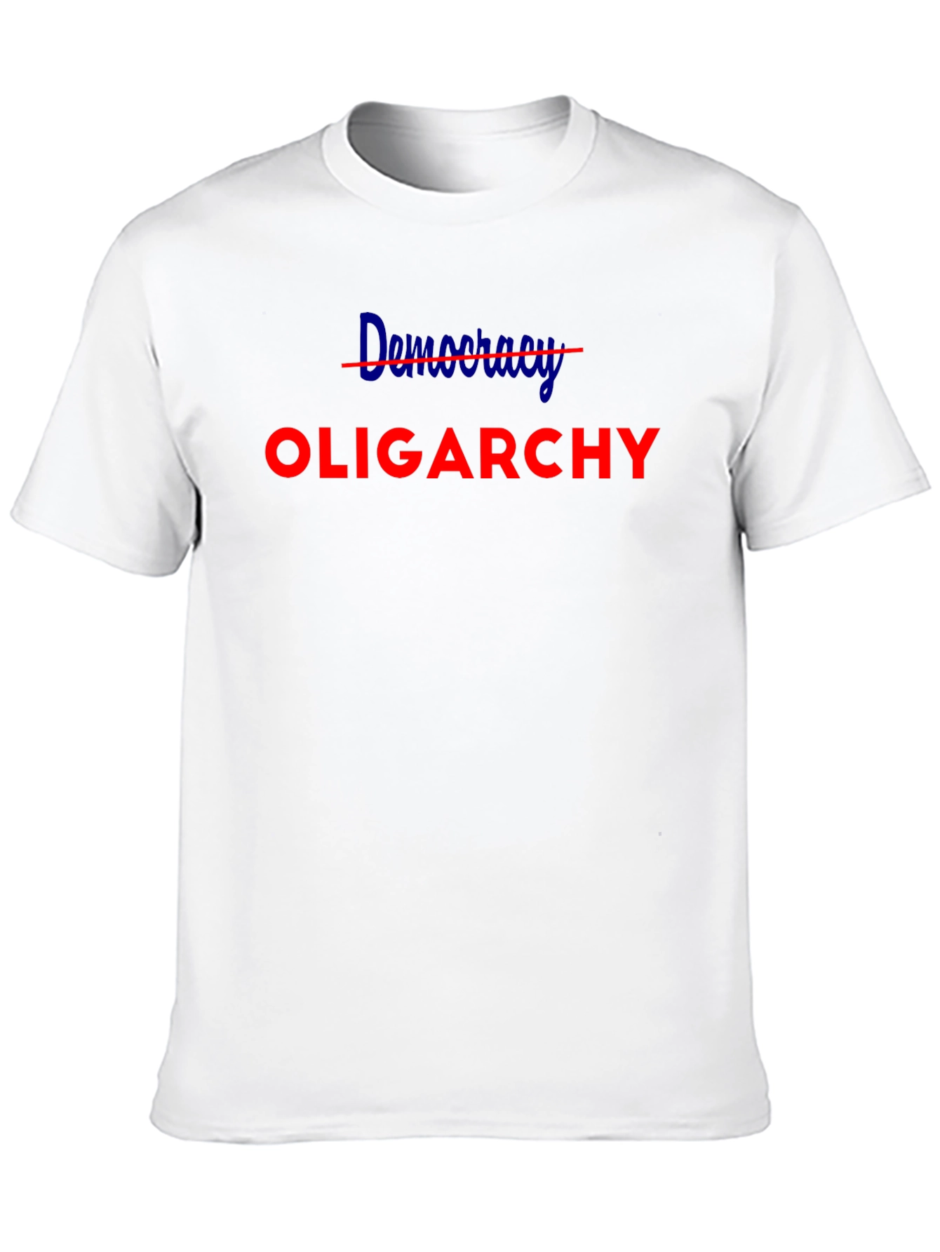 Black Oligarchy T-Shirt - Democracy is Dead! view 10