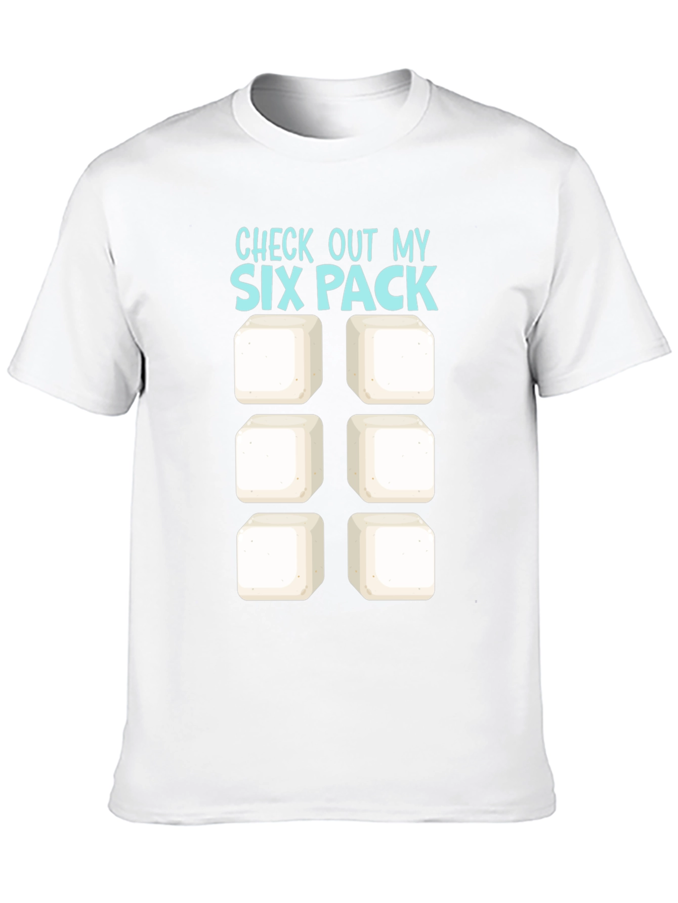Black Check Out My Six Pack T-Shirt - Funny Abs Tee view 10