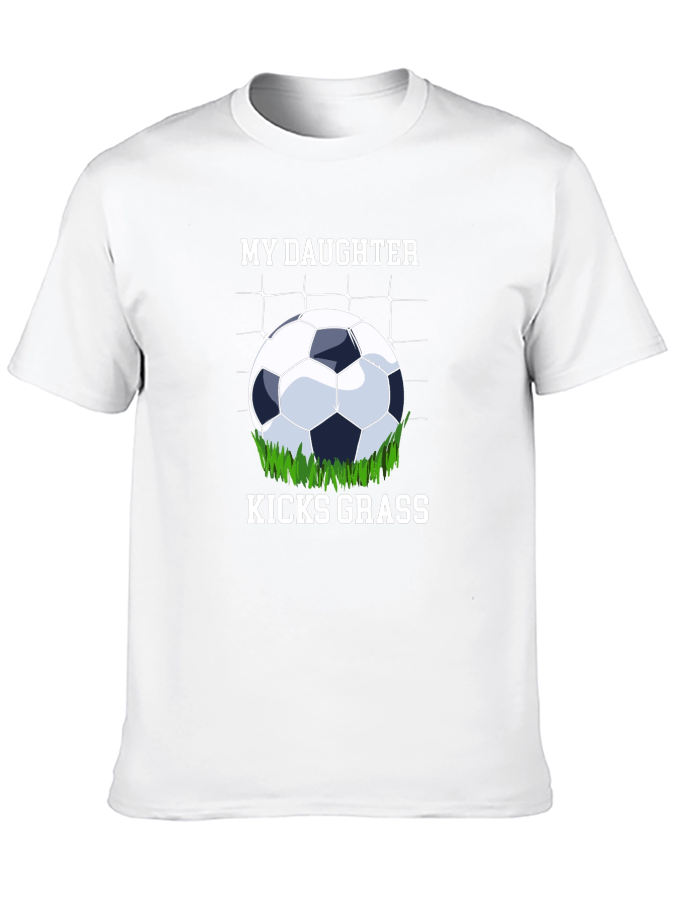 Black My Daughter Kicks Grass T-Shirt Soccer Fan Gift view 10
