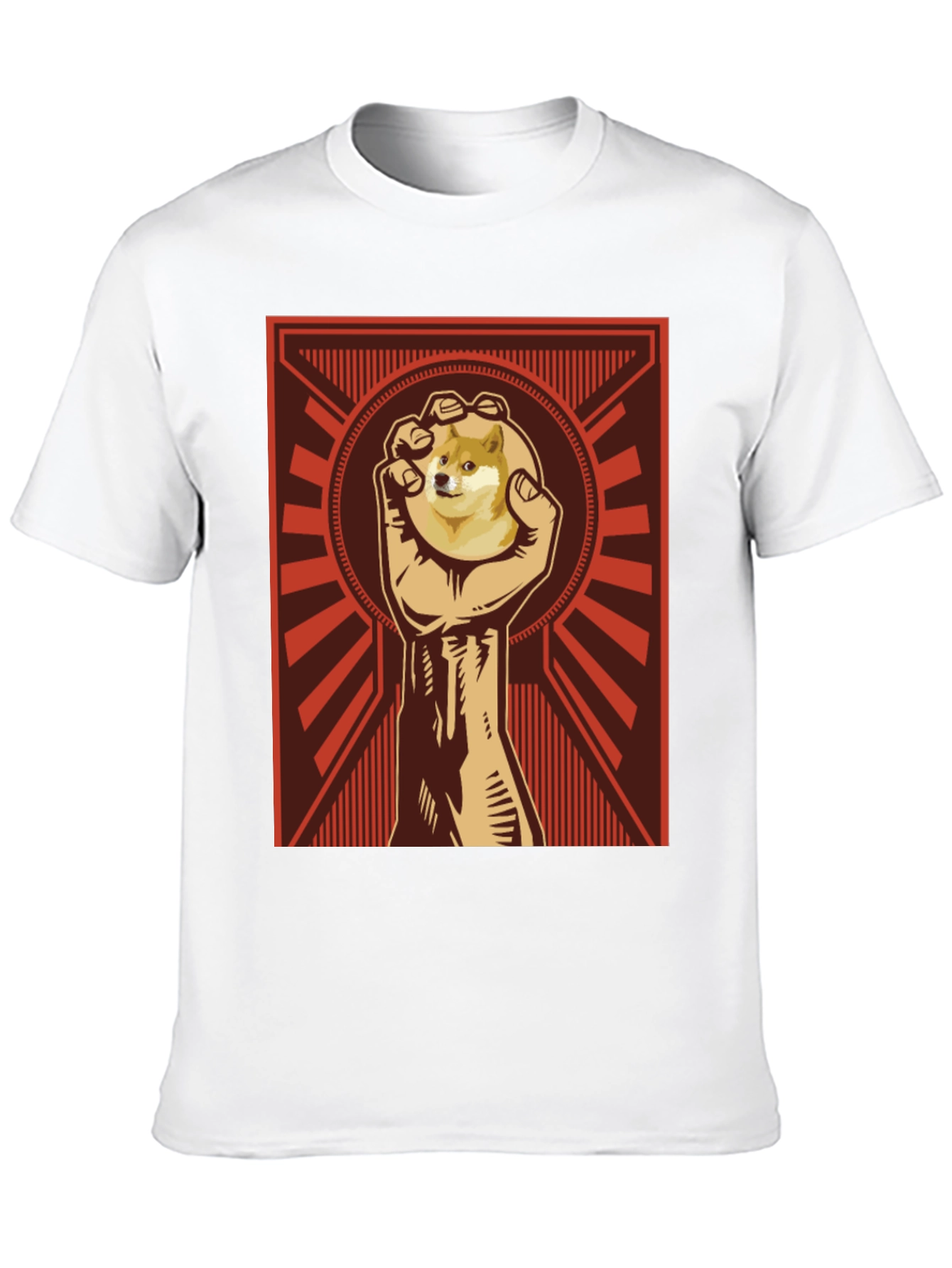 Black Doge Meme T-Shirt - Fist Graphic Tee view 10