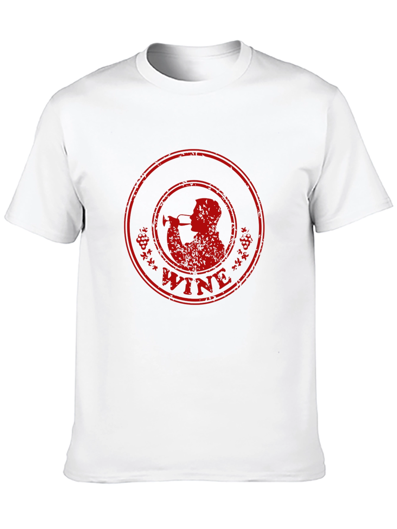 Black Wine Drinker Graphic T-Shirt - Black view 10