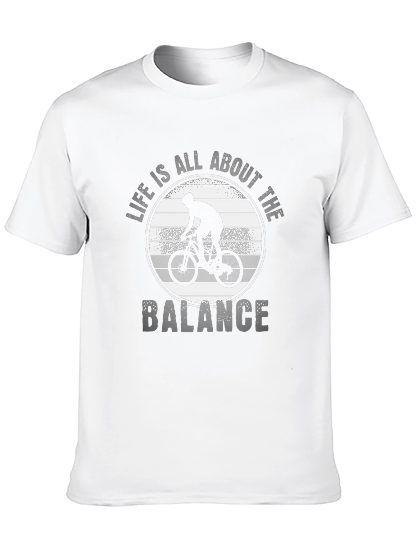 Black Life is All About Balance Biker T-Shirt view 10