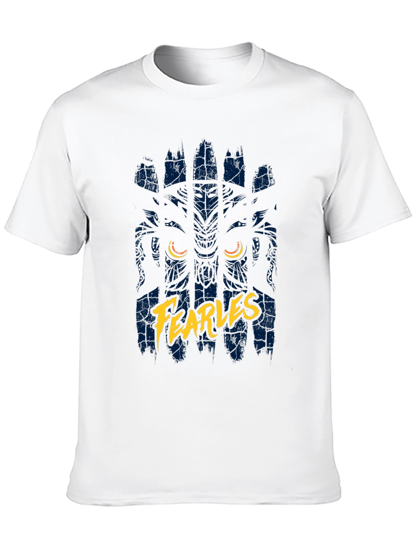 Black Fearless Lion Graphic T-Shirt - Black view 10