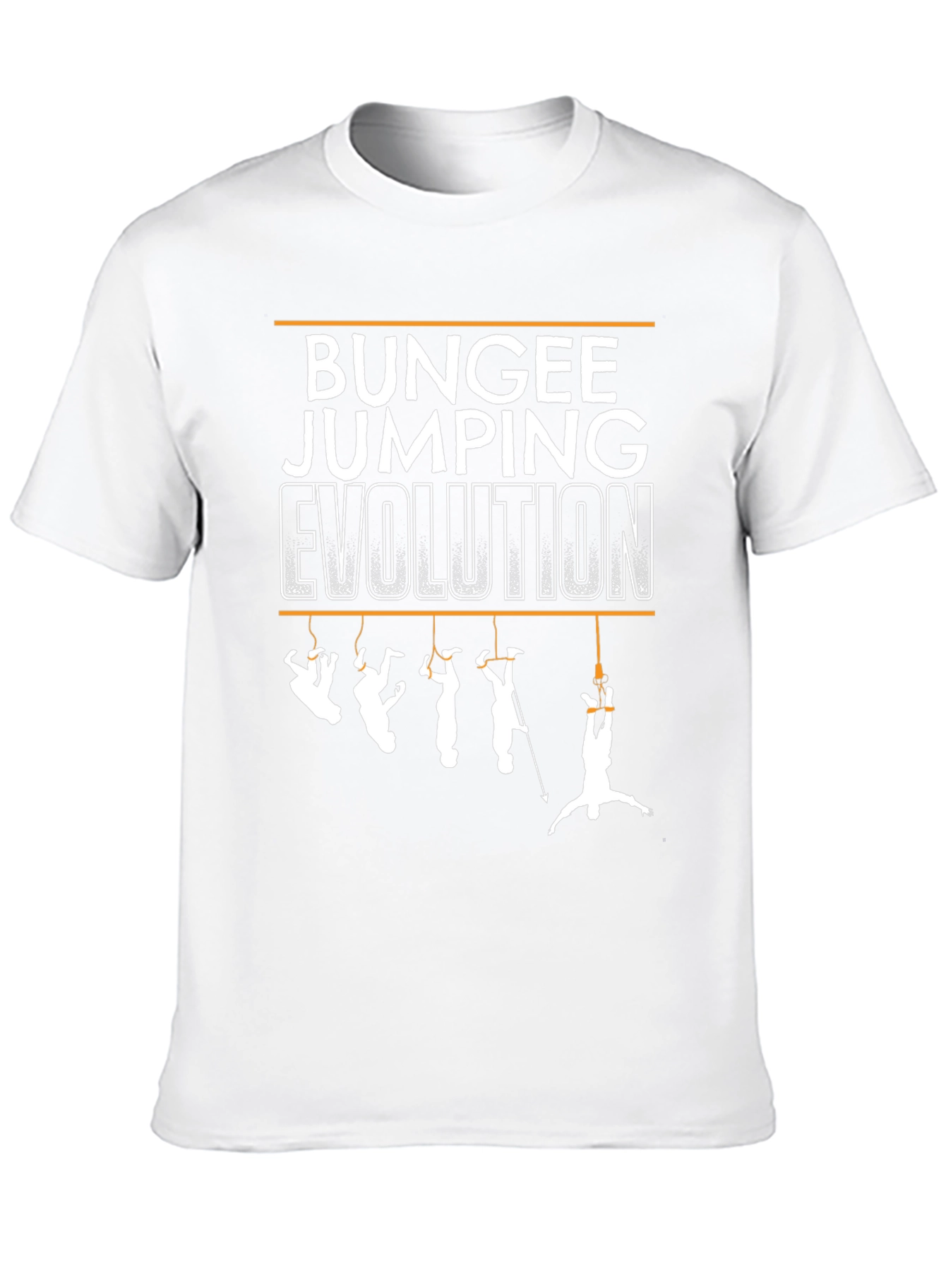 Black Bungee Jumping Evolution T-Shirt view 10