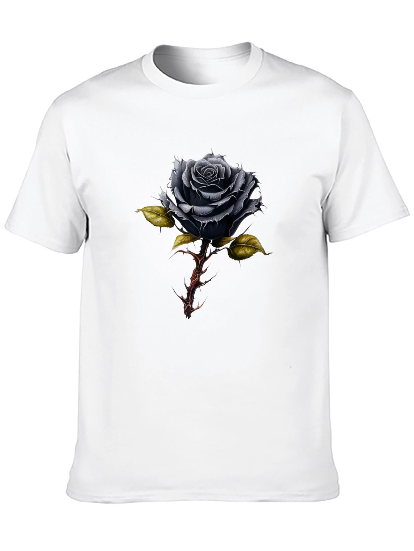 Black Black Rose Graphic Tee view 10