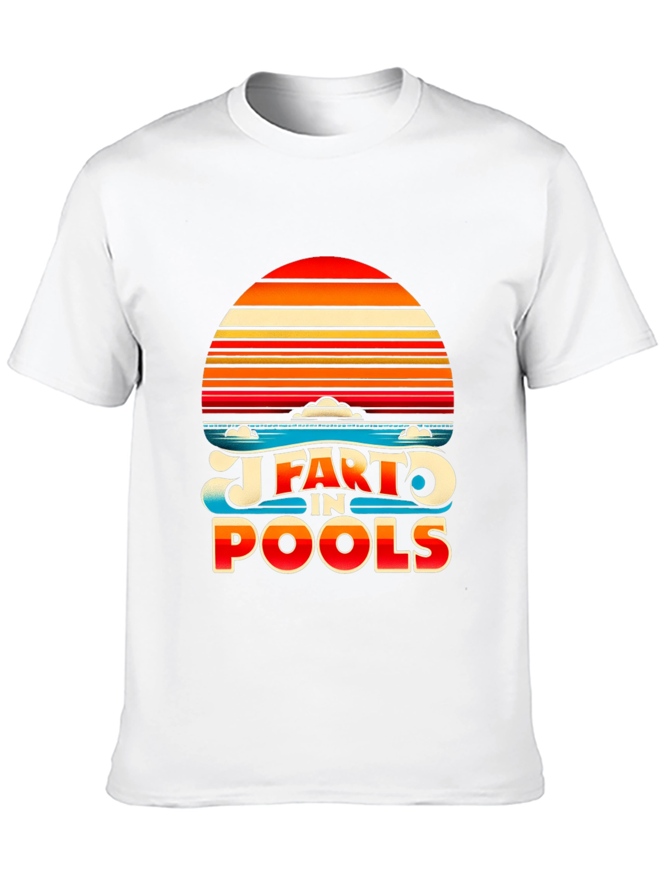 Black I Fart In Pools Graphic T-Shirt view 10