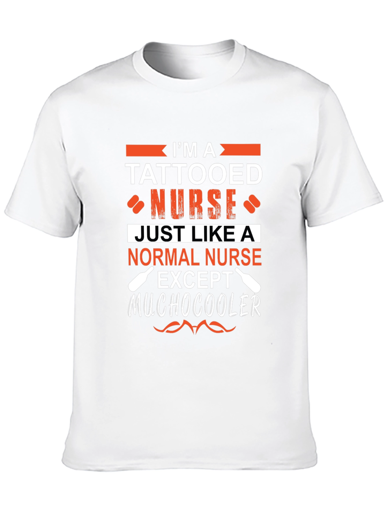 Tattooed Nurse Graphic T-Shirt - Unique Nurse Apparel - 10