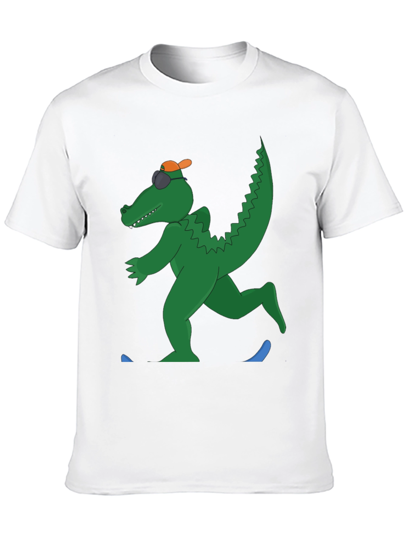 Black Cool Gator Graphic Tee view 10