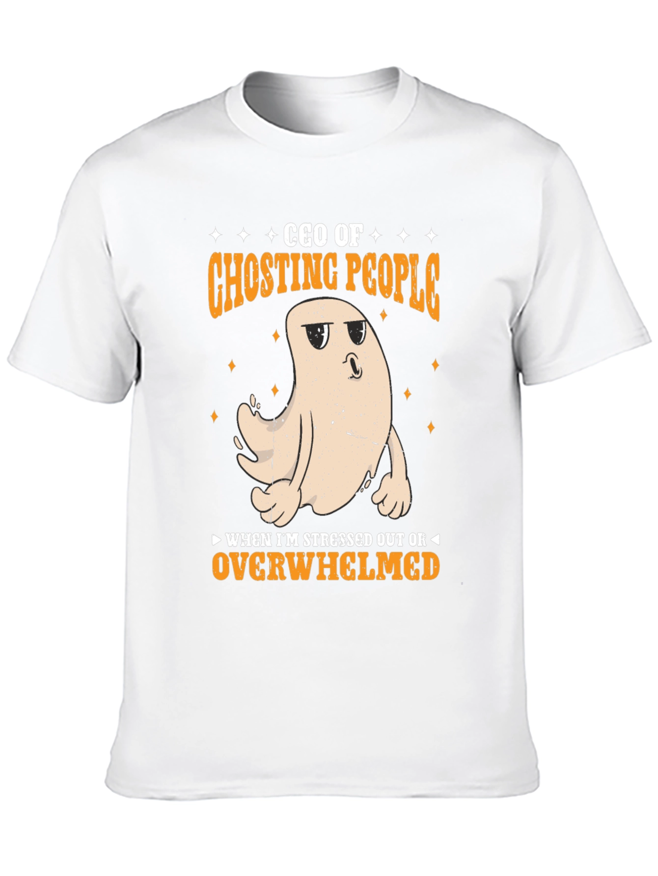 Black CEO of Ghosting People Graphic Tee view 10