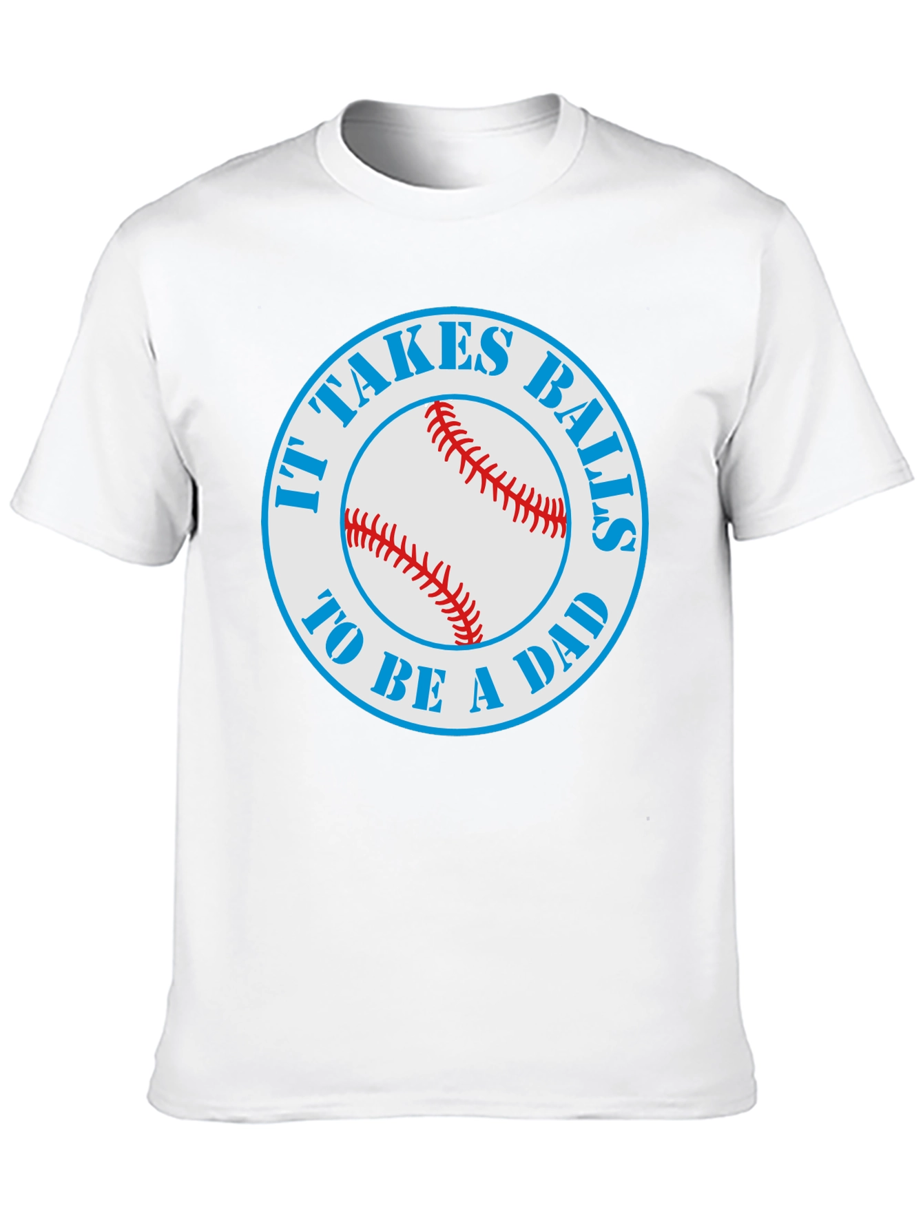 Black It Takes Balls To Be A Dad T-Shirt view 10