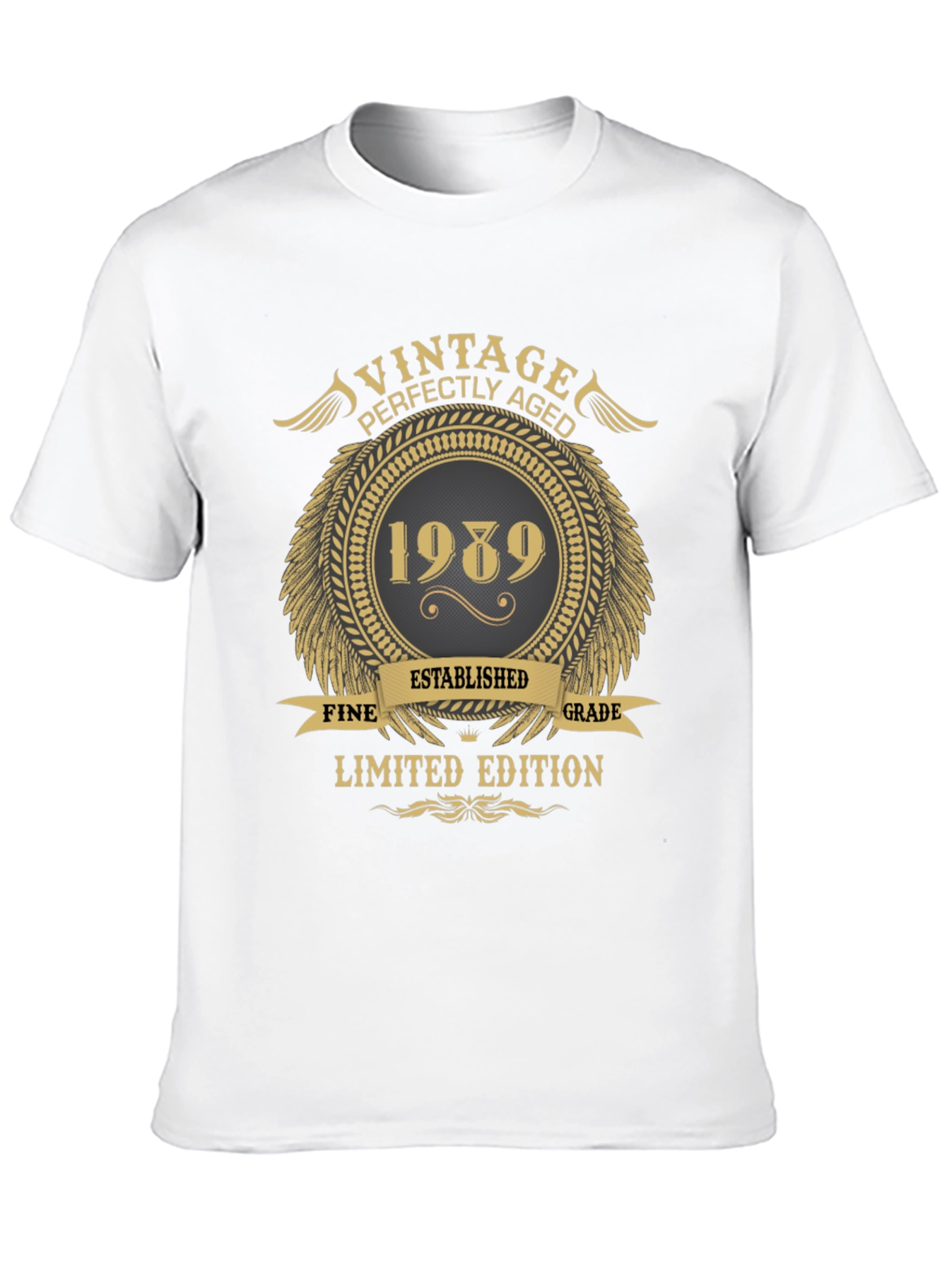Black Vintage 1989 Limited Edition Black T-Shirt view 10