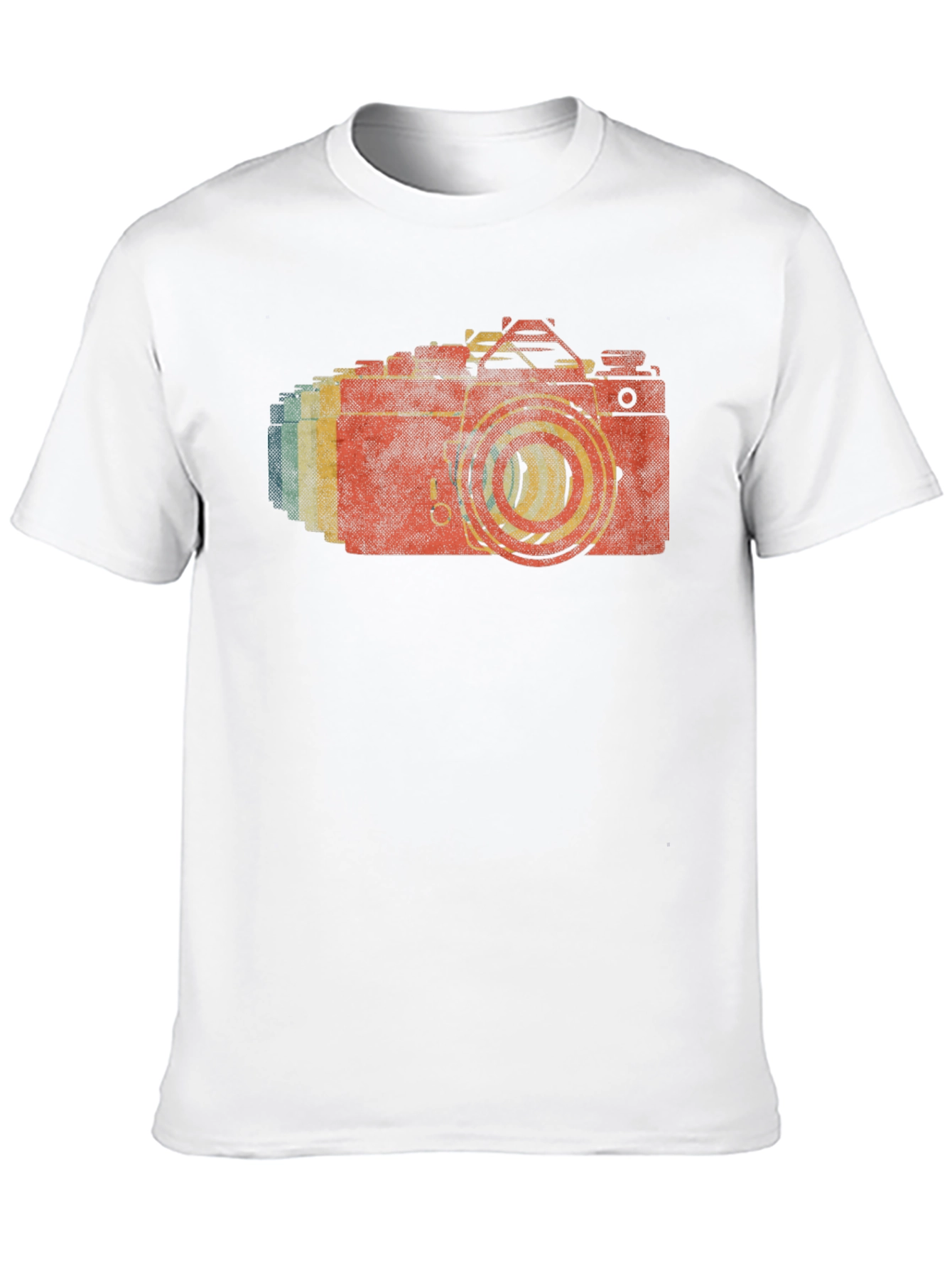Black Retro Camera T-Shirt - Vintage Photographer Style view 10