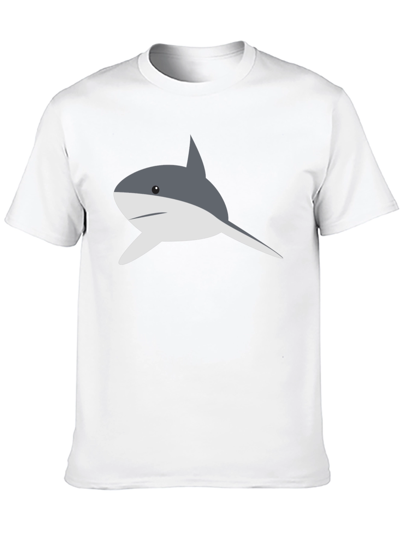 Black Shark Graphic T-Shirt - Men's Black Tee view 10