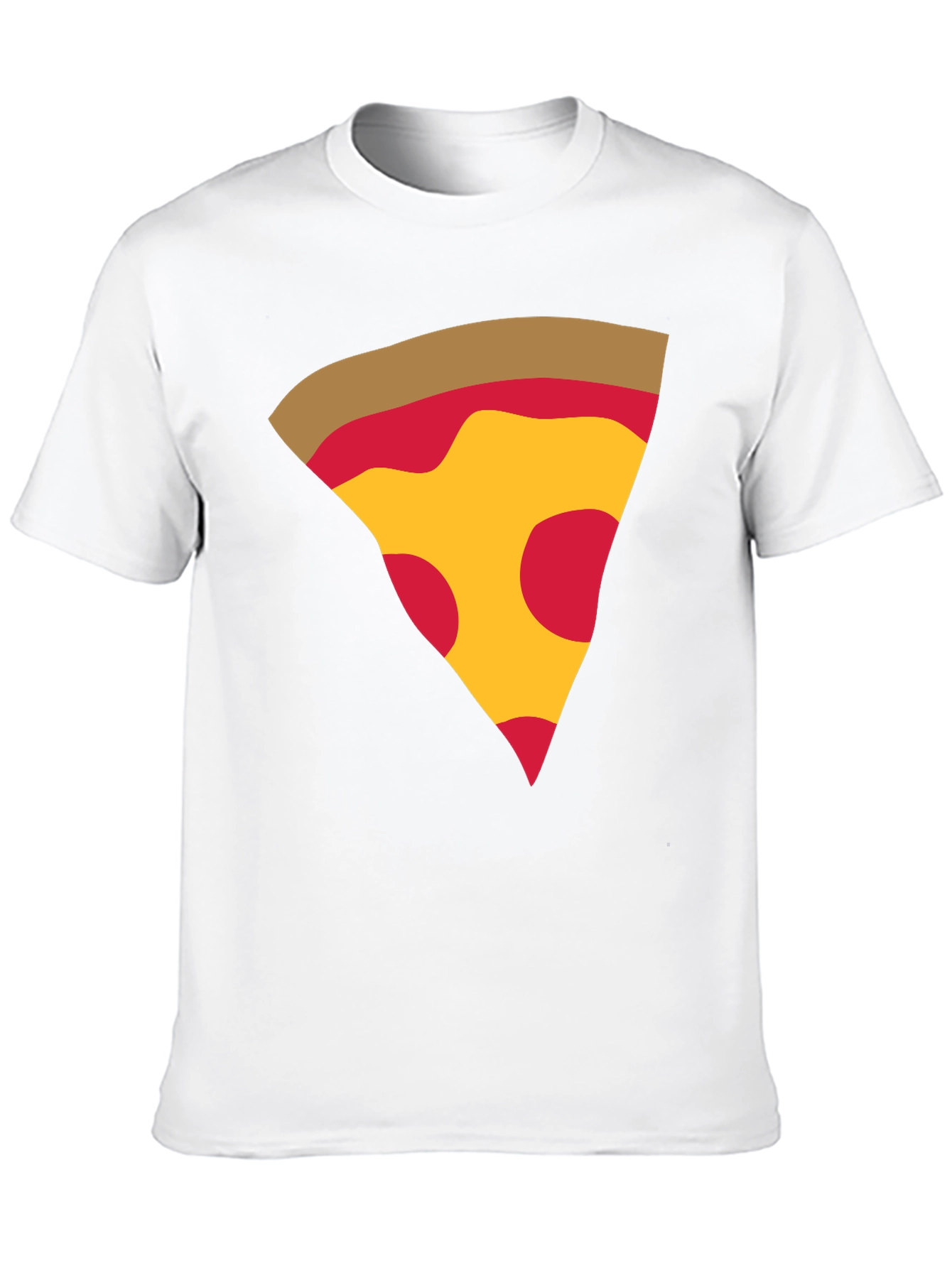 Black Pizza Slice Graphic T-Shirt view 10